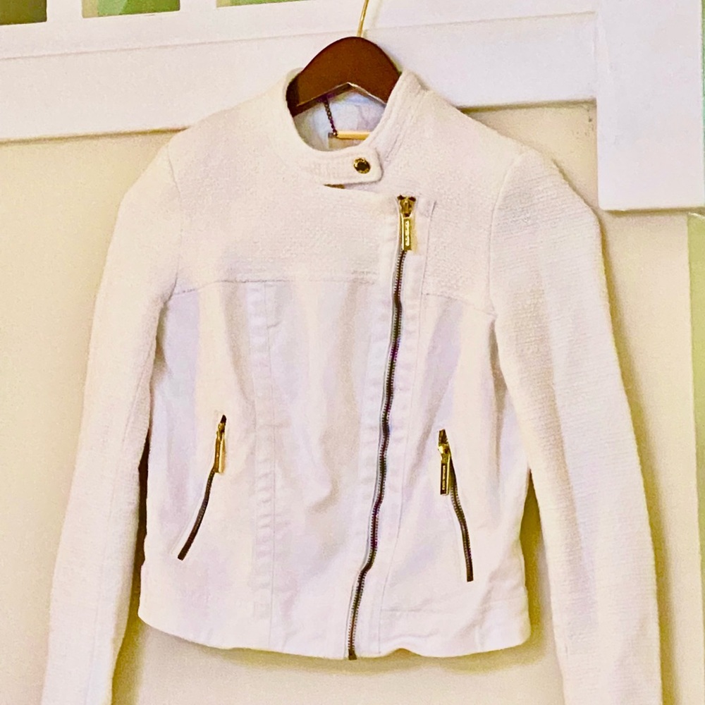 MICHAEL Michael Kors Size 2 Button Zipper Sweater